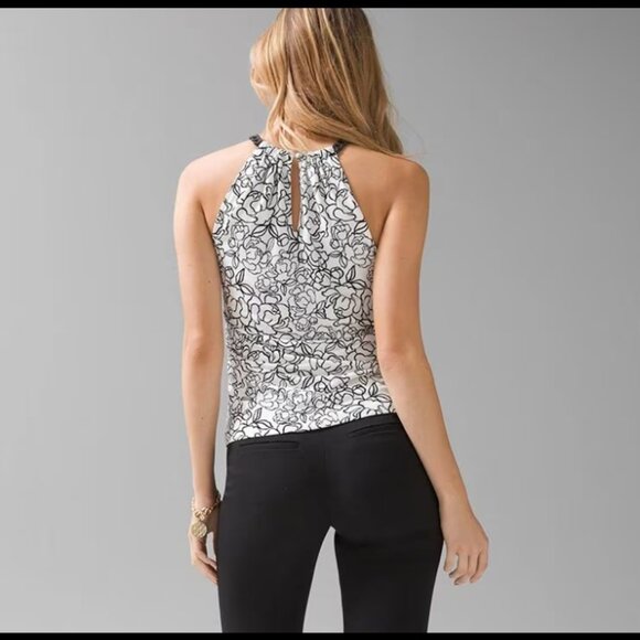 White House Black Market Chain Halter Top - Picture 4 of 9